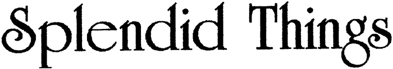 Splendid Things