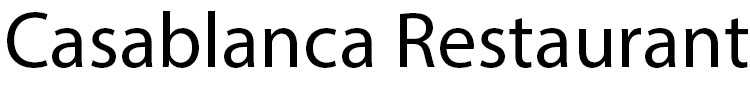 Casablanca Restaurant