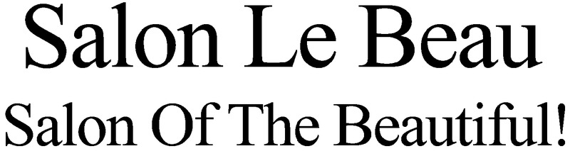Salon Le Beau