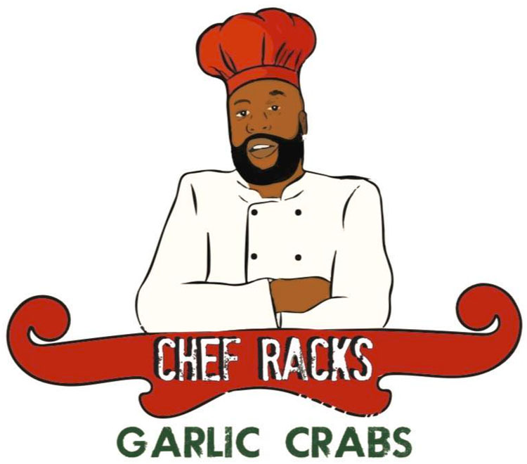 Chef Racks Garlic Crabs